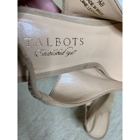 Talbots Tan Leather Heels Shoes Women's Size 6.5B - Picture 5 of 11